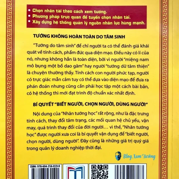 Đồ Giải Xem Tướng Biết Người - Cẩm Nang Quản Lý Nguồn Nhân Lực